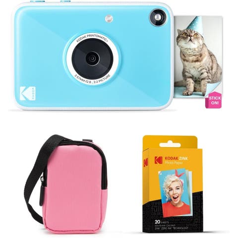 KODAK Printomatic+ Instant Camera Starter Bundle Kit