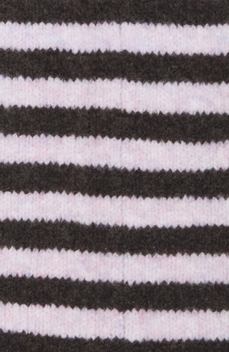 YanYan Softi Stripe Wool Blend Leg Warmers, Alternate, color, Lilac/ Beige