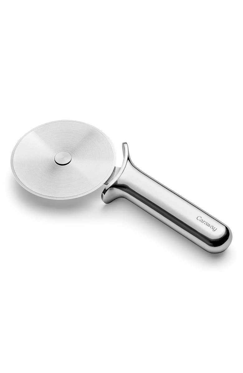 CARAWAY Pizza Cutter, Alternate, color, Silver