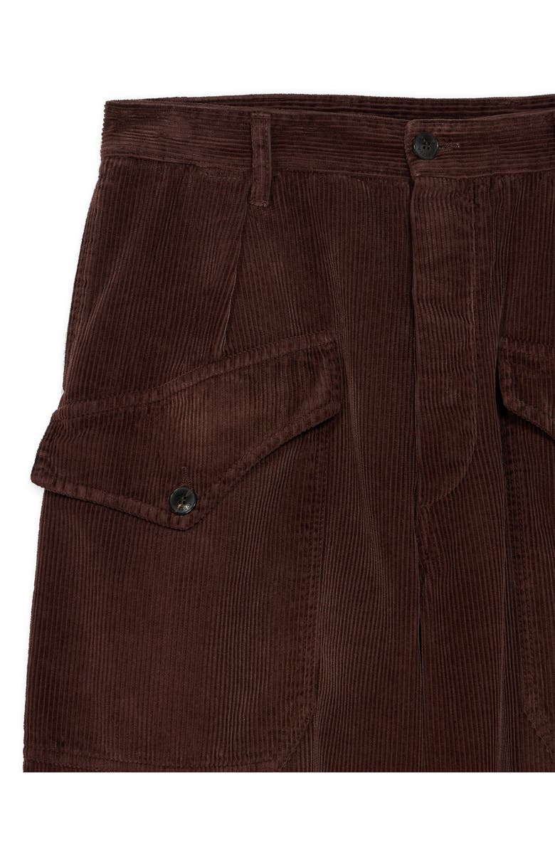 Fortela Vintage Corduroy Trousers, Alternate, color, Brown