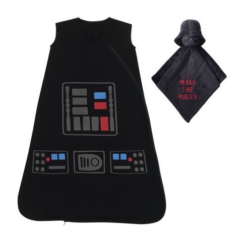 Star Wars Darth Vader Wearable Blanket & Lovey Baby Gift Set - 2pc