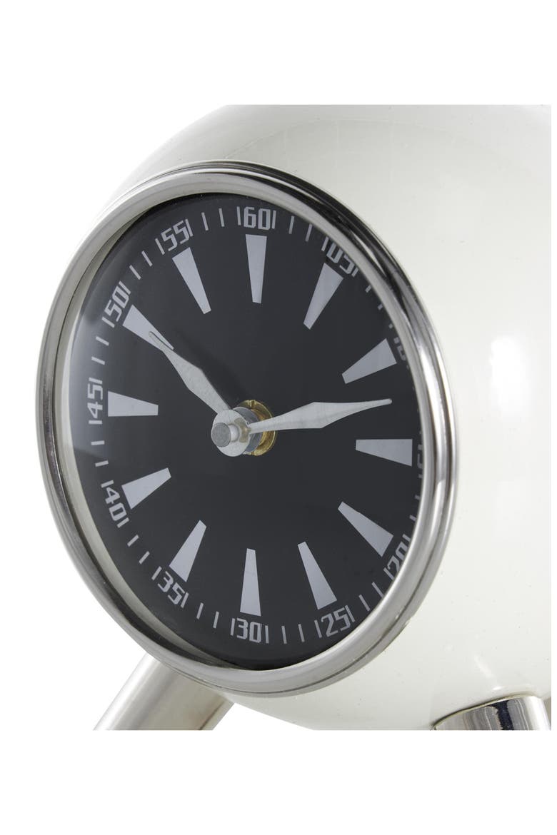 Modern Aluminum Metal Clock, Alternate, color, SILVER
