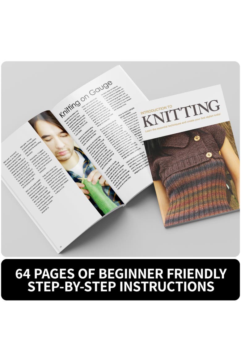 Knitting Kit, Alternate, color, Multicolored