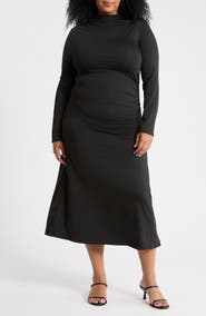 AREA STARS Cleo Ruched Jersey Dress