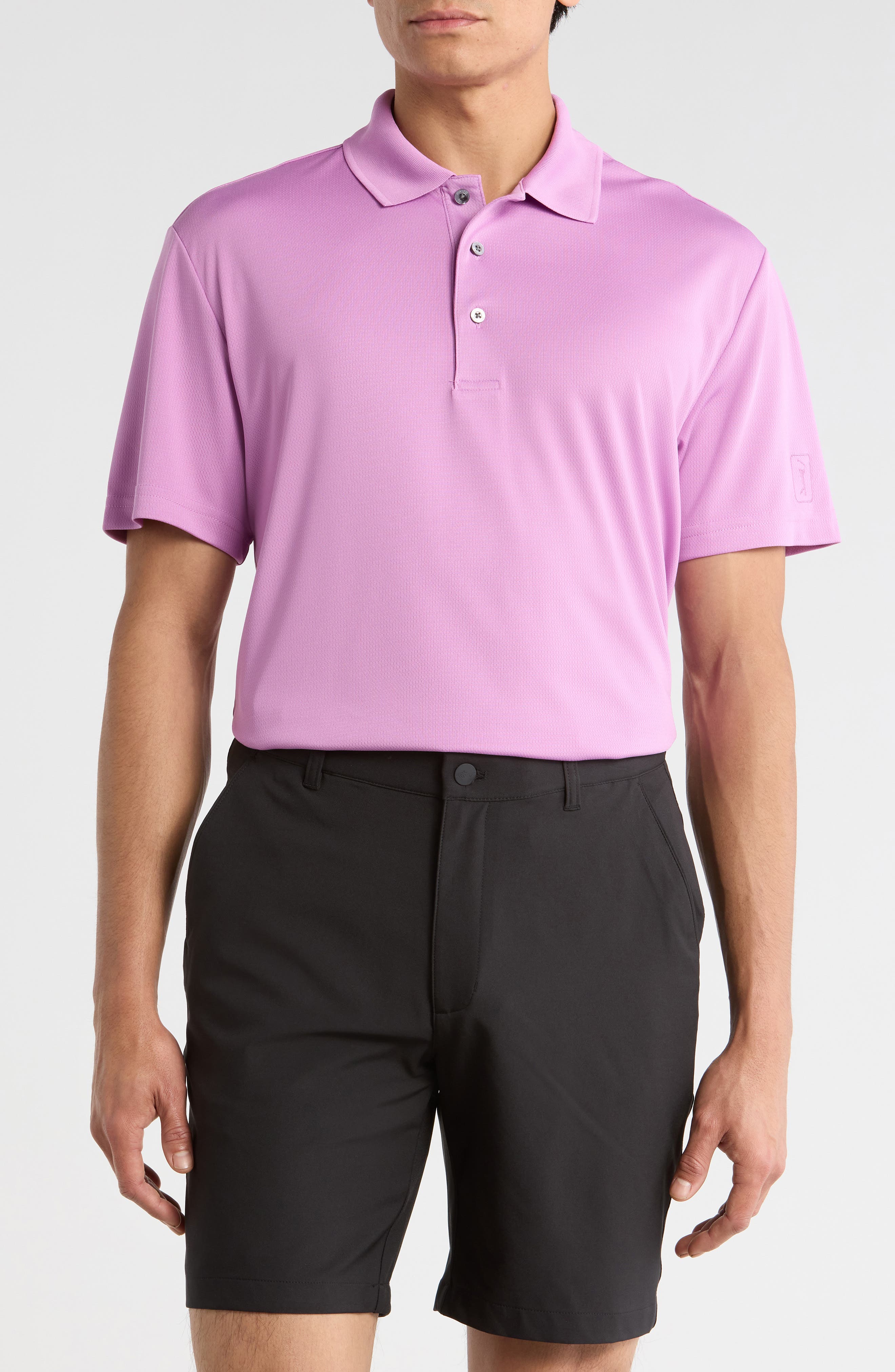 Short Sleeve Solid Golf Polo - image 5