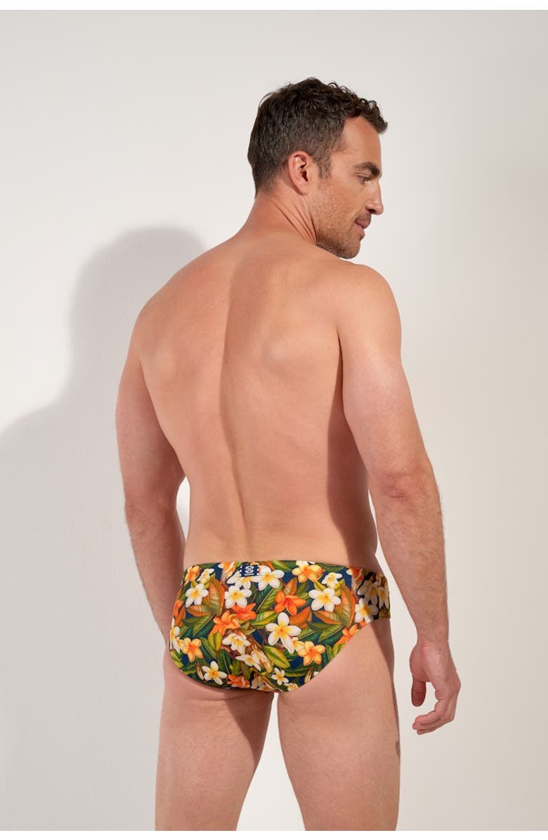 HOM Etna Swim Mini Briefs, Alternate, color, Navy Print