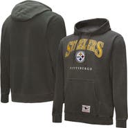 Mitchell & Ness Gray Pittsburgh Steelers Slot Pullover Hoodie