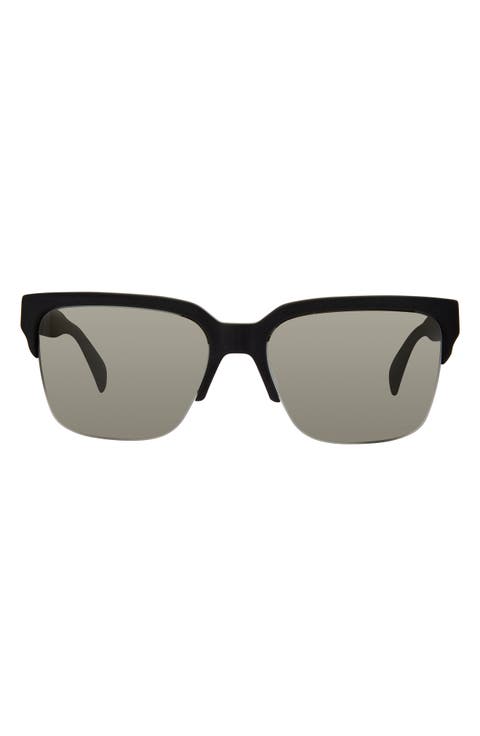 58mm Rectangular Sunglasses