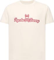 Psycho Bunny Kids' Eastwood Wordmark Cotton Graphic T-Shirt