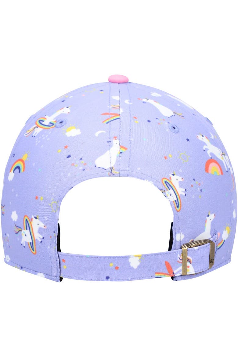 Girls Preschool '47 Purple Buffalo Bills Unicorn Clean Up Adjustable Hat, Alternate, color, Purple