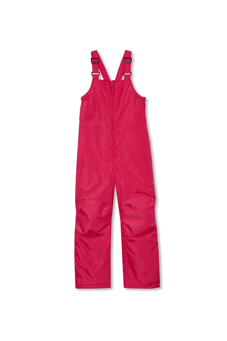 Kids Iron Knee Insulated Winter Snow Bibs, Main, color, Raspberry Sorbet