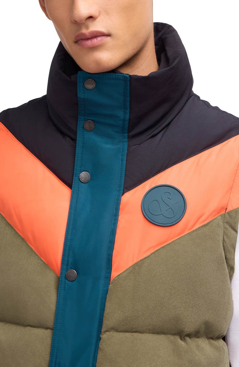 Scotch & Soda Nelleke 2-in-1 Puffer Jacket, Alternate, color, Classic Green