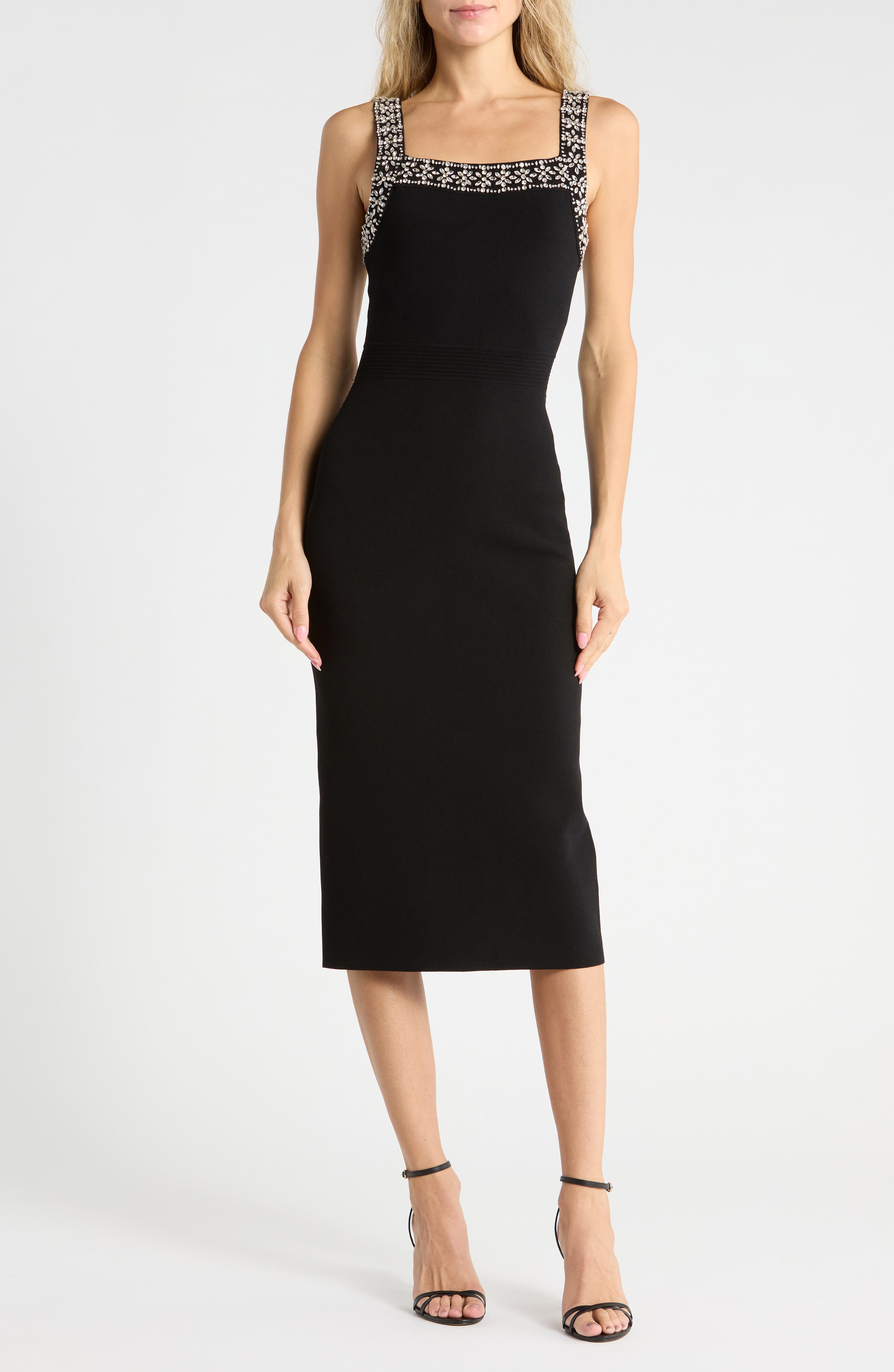 Maude Embellished Midi Dress