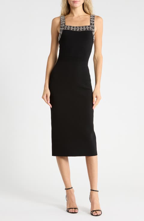 Maude Embellished Midi Dress