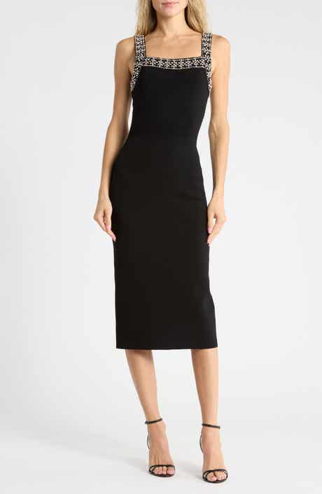 Maude Embellished Midi Dress