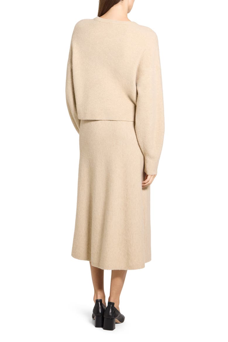 Ribbed Merino Wool Blend Sweater, Alternate, color, BEIGE - V47