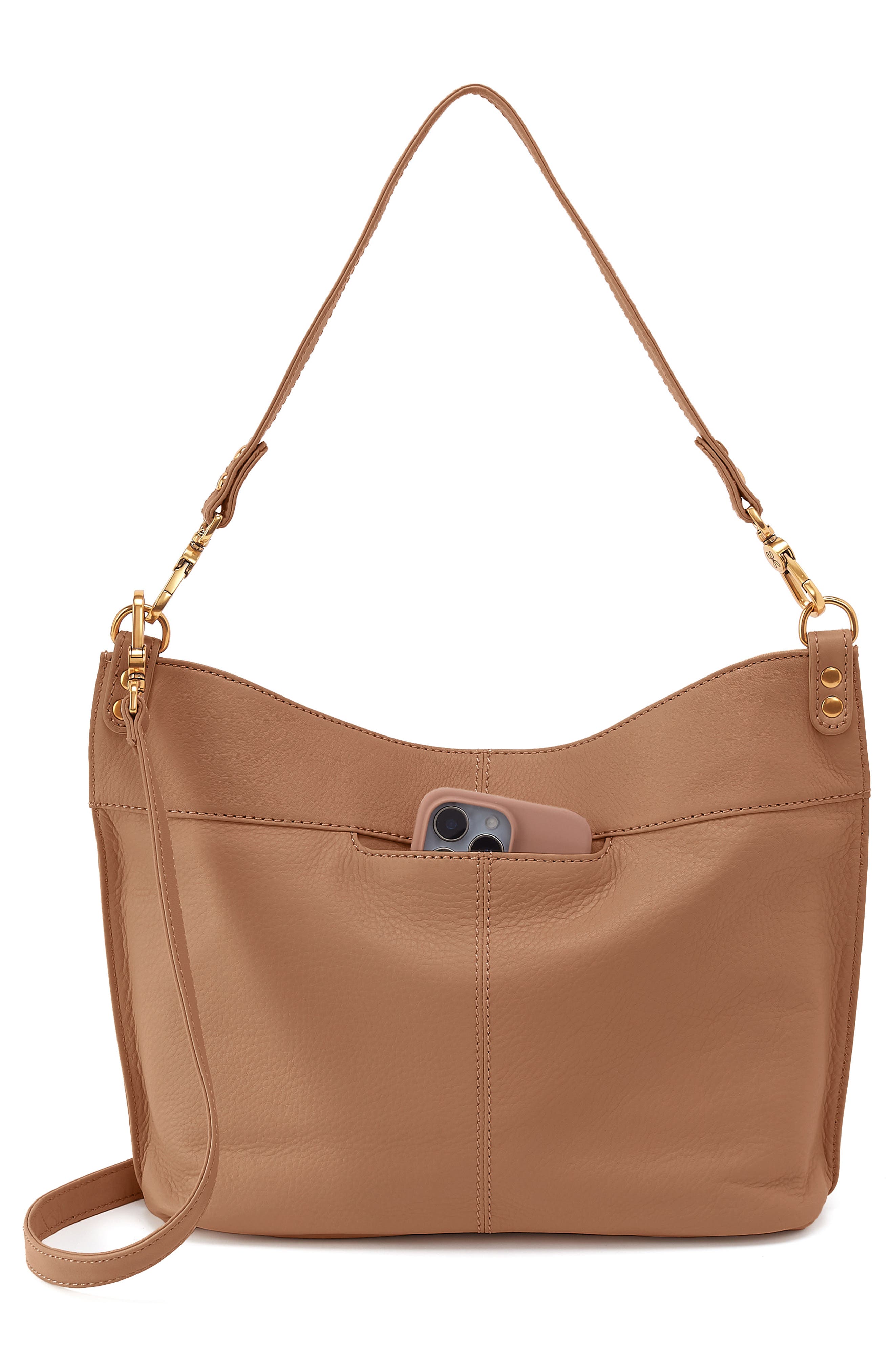 Pier Leather Tote, Alternate, color, TIMBER BROWN