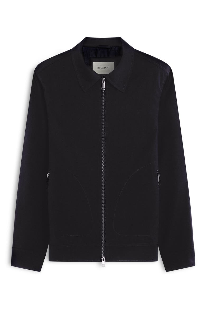 Blouson Jacket, Alternate, color, BLACK
