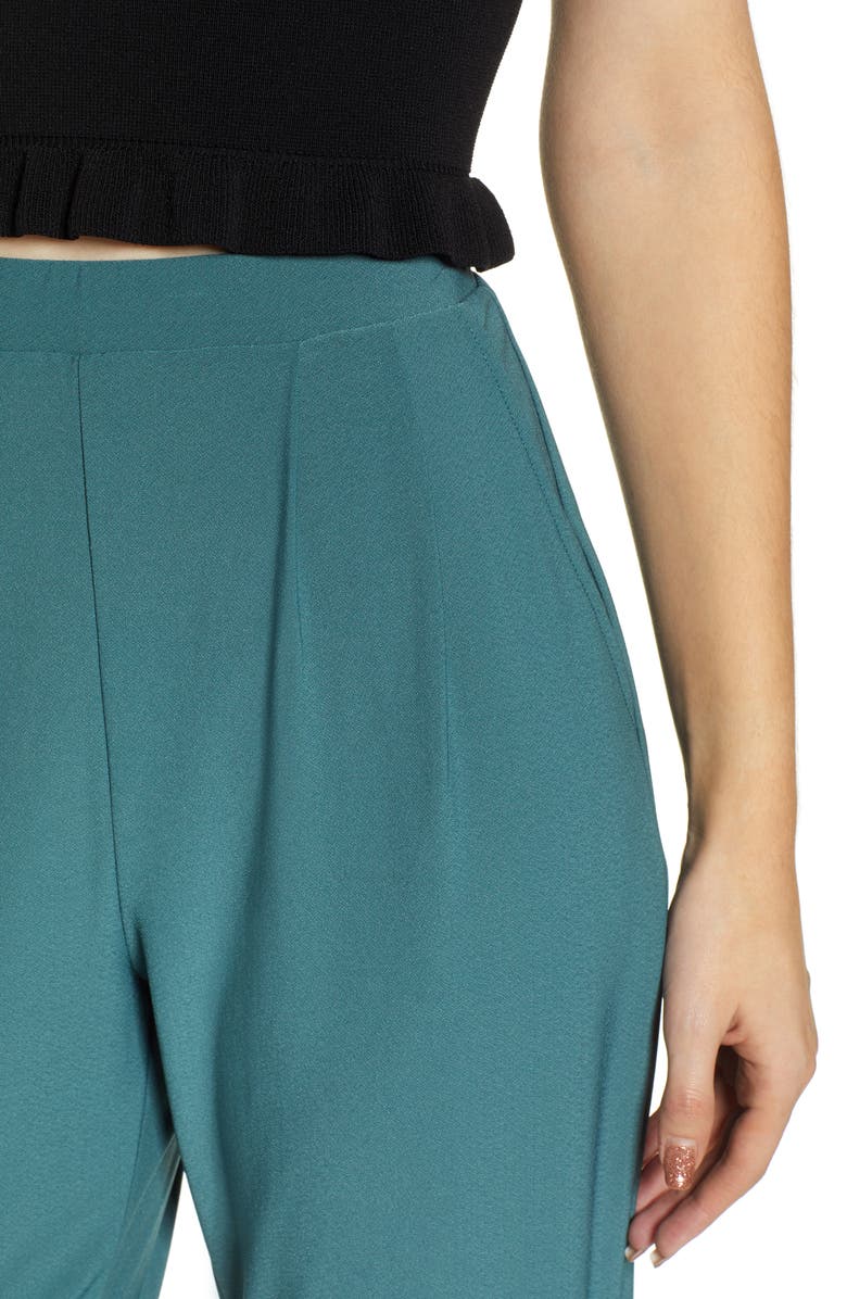 Leith Ruffle Tube Top Sweater, Alternate, color,