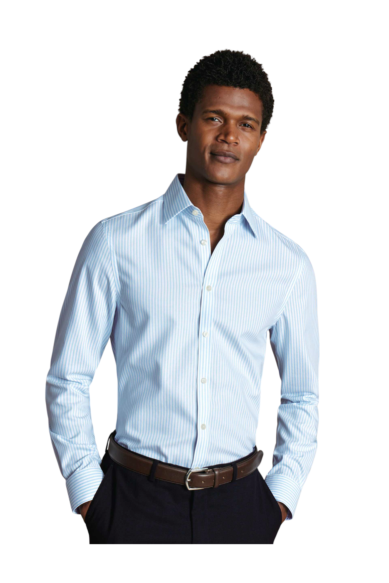 Non-Iron Royal Oxford Shirt, Main, color, Sky Blue