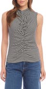 FIFTEEN TWENTY Stripe Center Ruched Tank