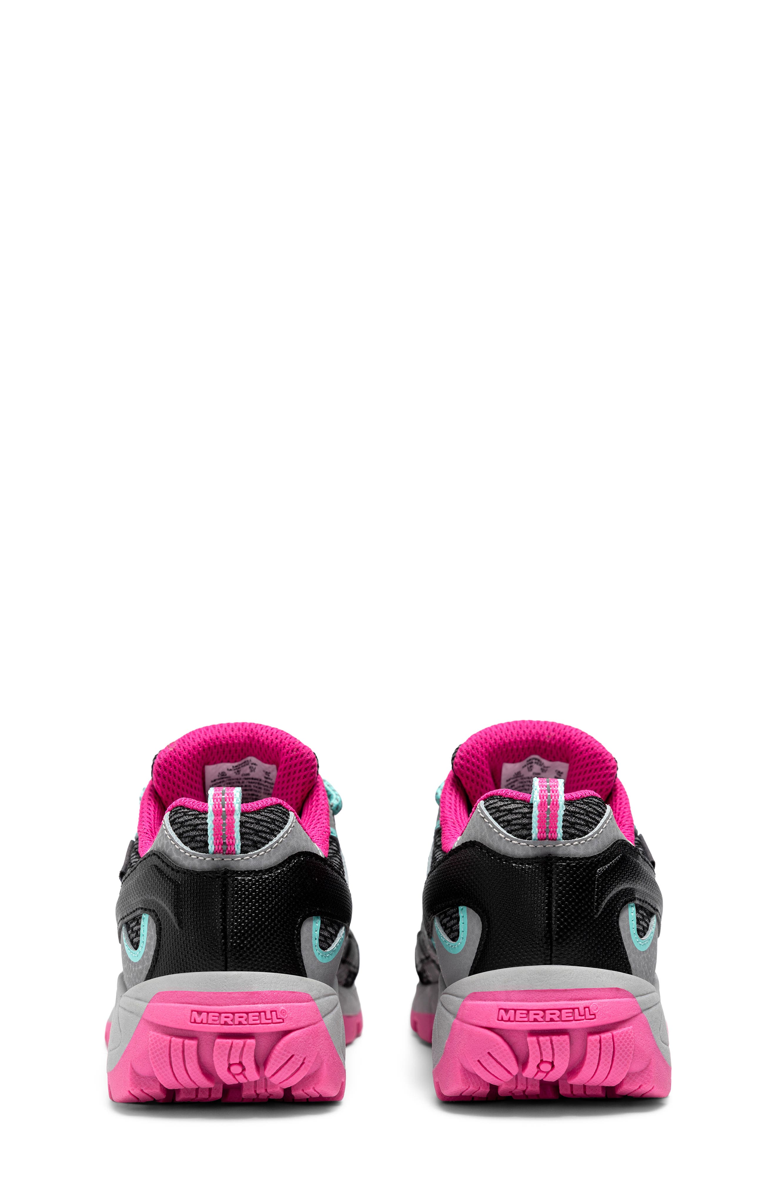 Kids' Moab Sneaker, Alternate, color, GREY/PINK