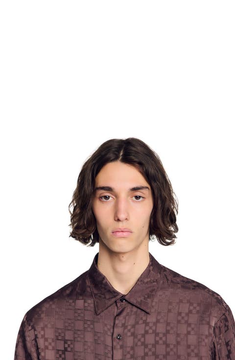 Square Cross loose-fit shirt
