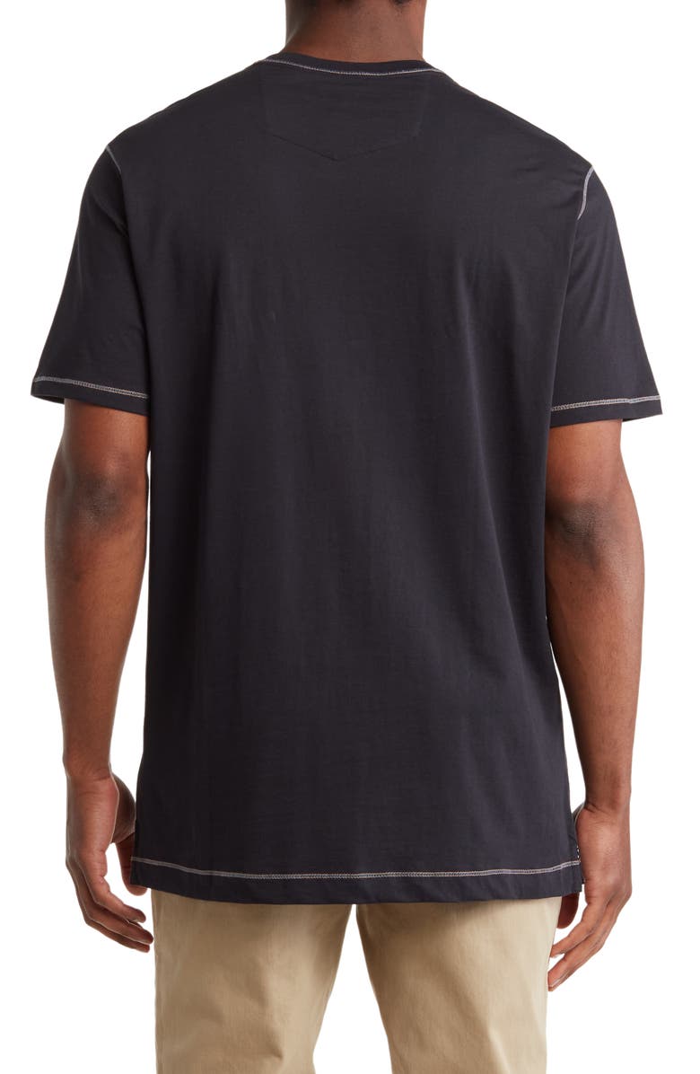 Robert Graham Damien Short Sleeve V-Neck T-Shirt, Alternate, color, 