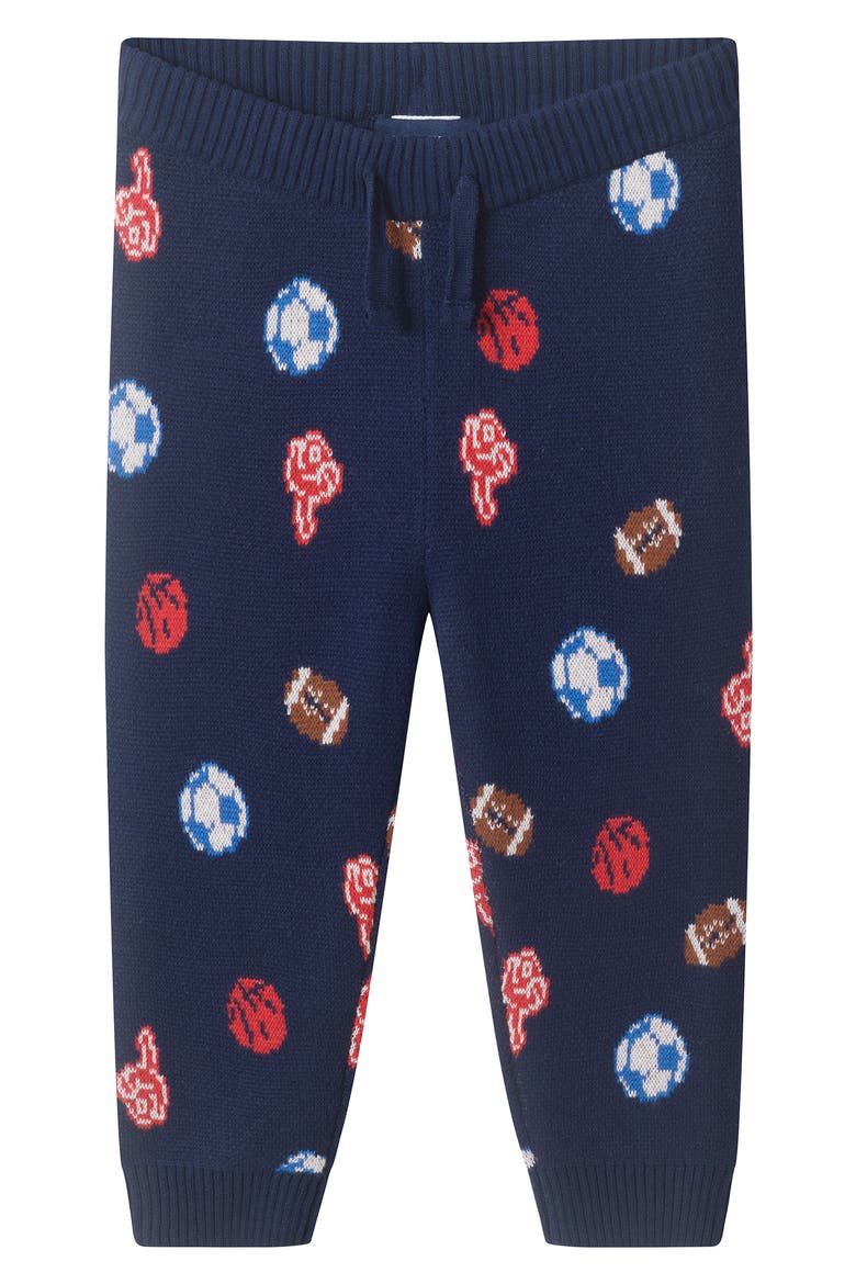 Kids' 2-Piece Sports Sweater & Joggers Set, Alternate, color, NAVY SPORTS