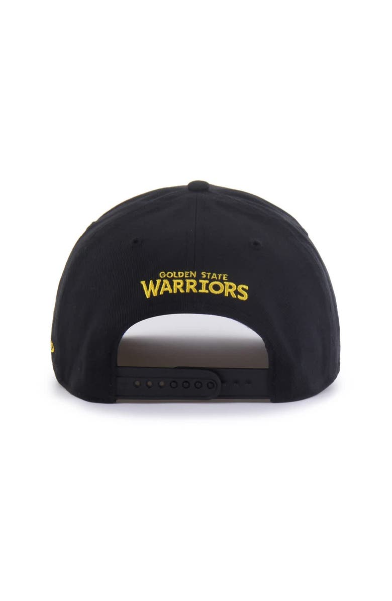'47 Men's Brand Seen by '47 Black Golden State Warriors Sorry I Was Hooping Hitch Adjustable Hat, Alternate, color, Black