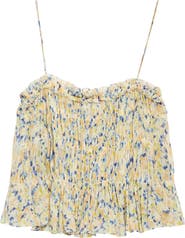Ulla Johnson Florian Floral Silk Top