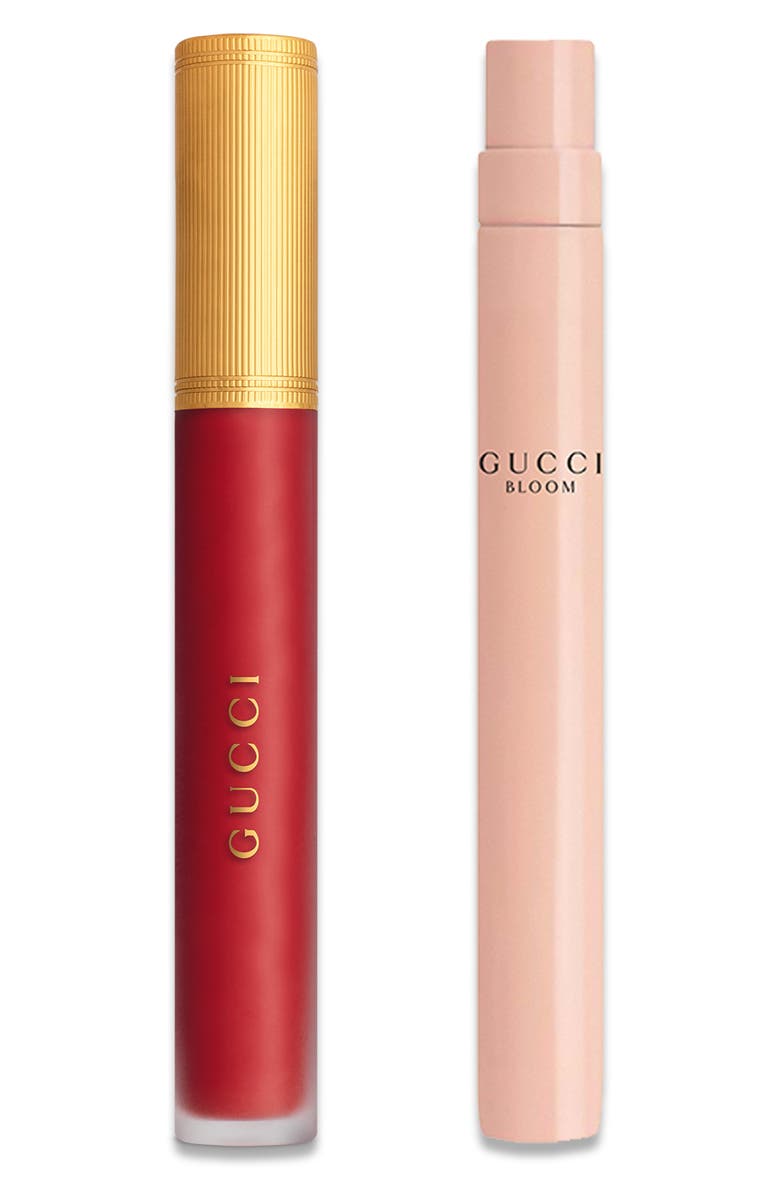 Gucci Bloom Pen Spray & Matte Liquid Lipstick Set (Nordstrom Exclusive) USD $80 Value, Main, color,