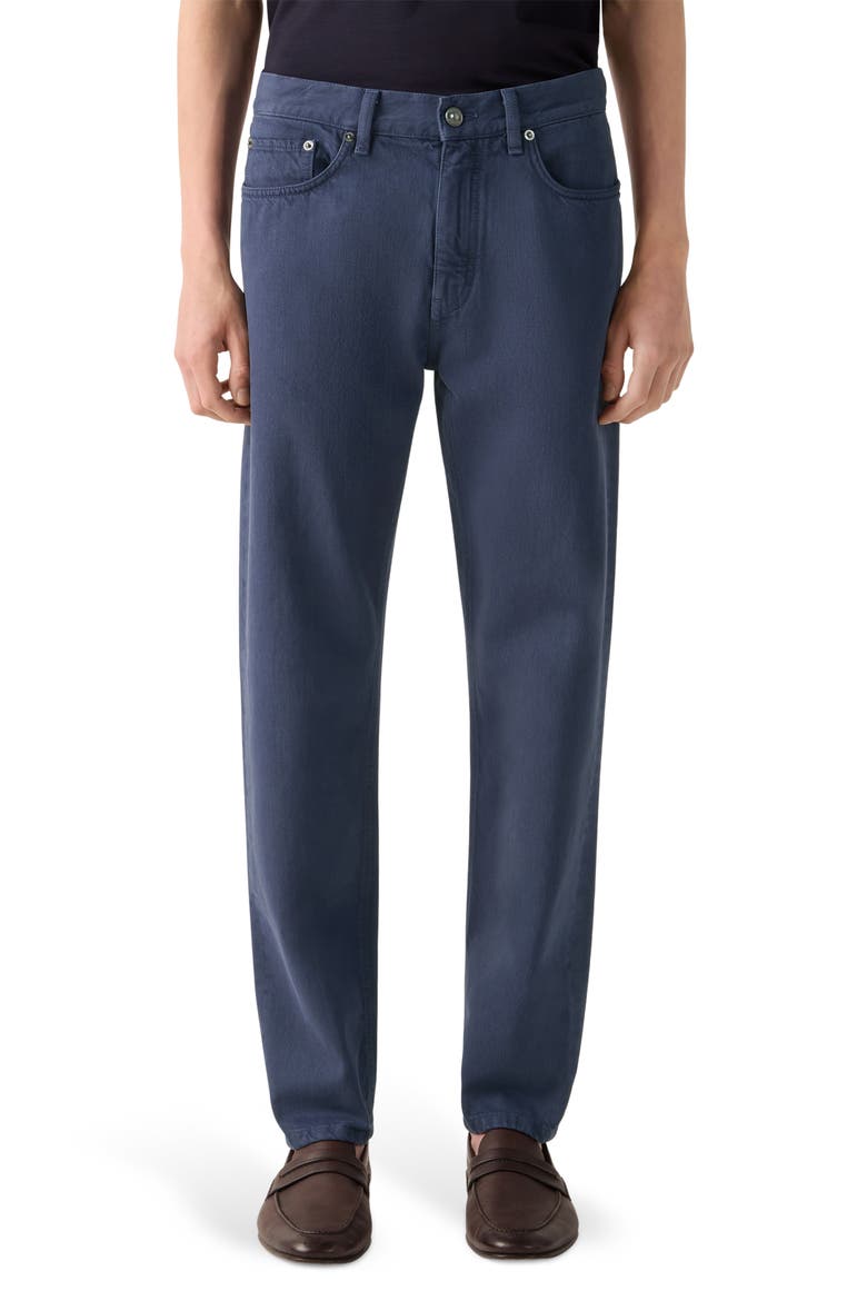 Slim Fit Jeans, Main, color, DARK INDIGO BLUE