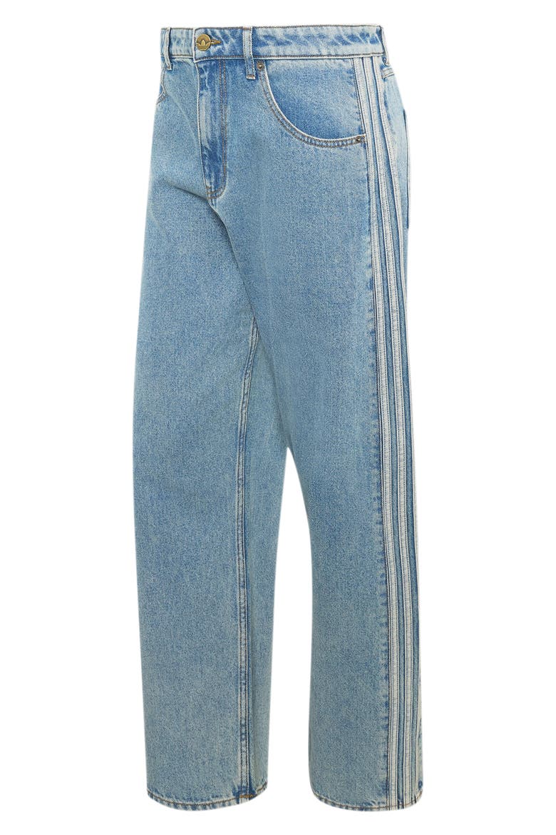 Firebird Wide Leg Jeans, Alternate, color, WORN BLUE DENIM