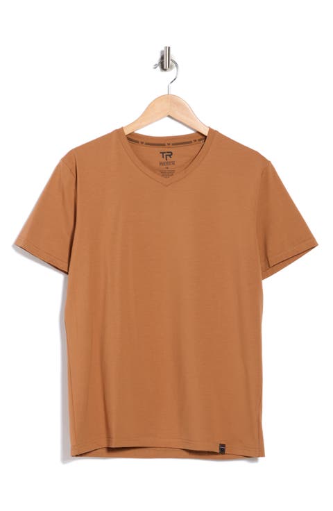 Solid V-Neck T-Shirt