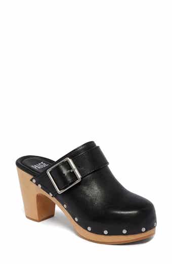 PAIGE Rosie Leather Studded Clog