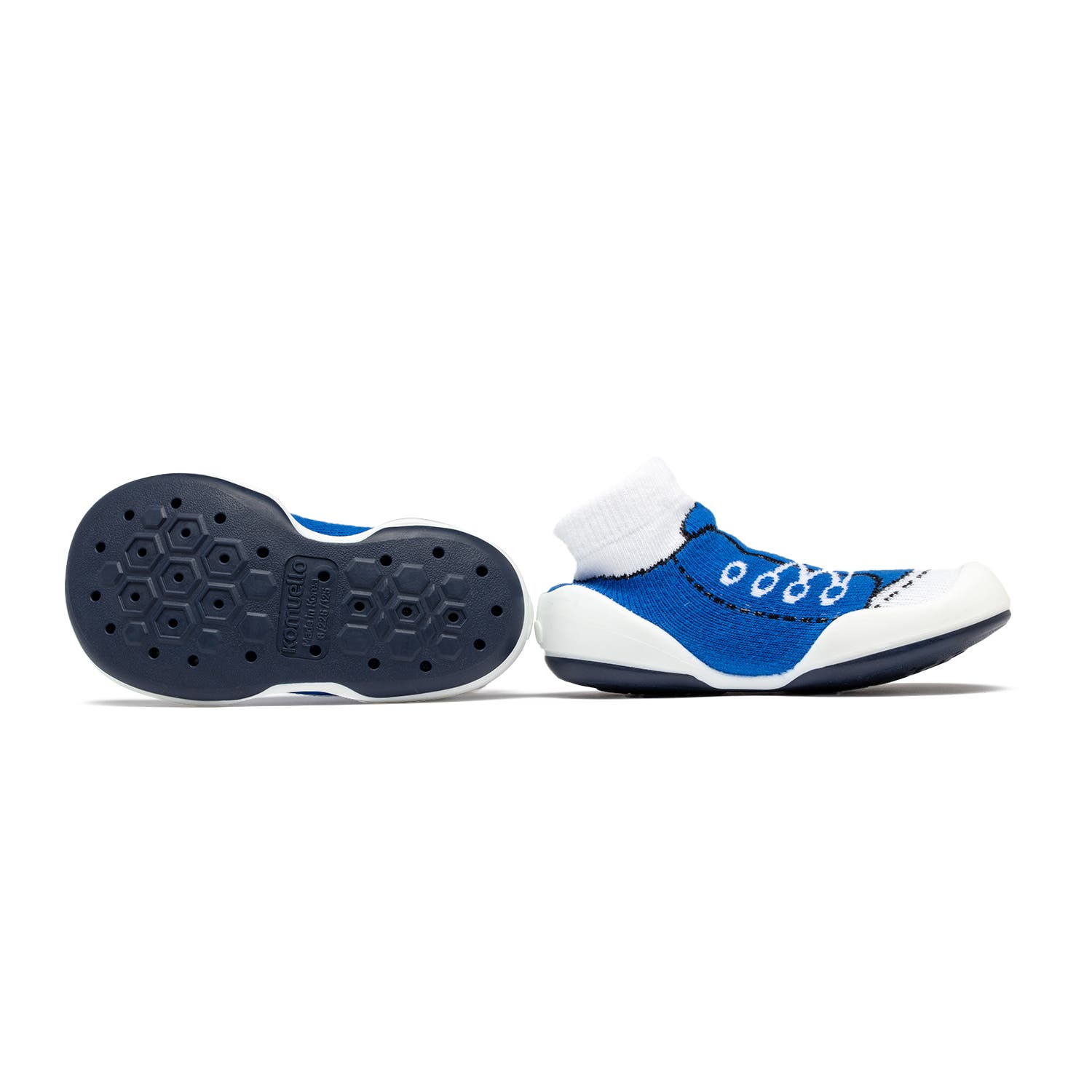 Toddler Boy Sock Shoes, Alternate, color, Blue