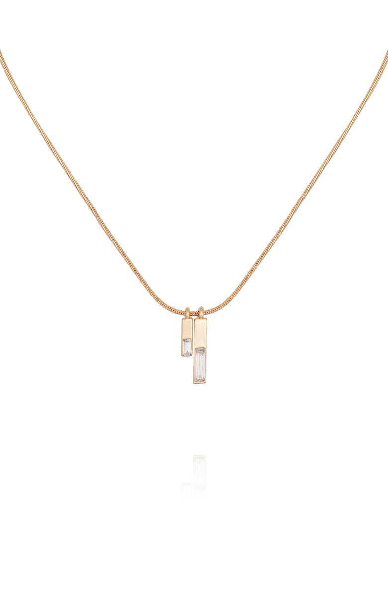 Vince Camuto Pendant Necklace, Alternate, color, Gold Tone
