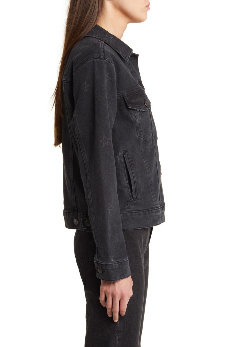 Rails Mulholland Star Denim Trucker Jacket, Alternate, color,