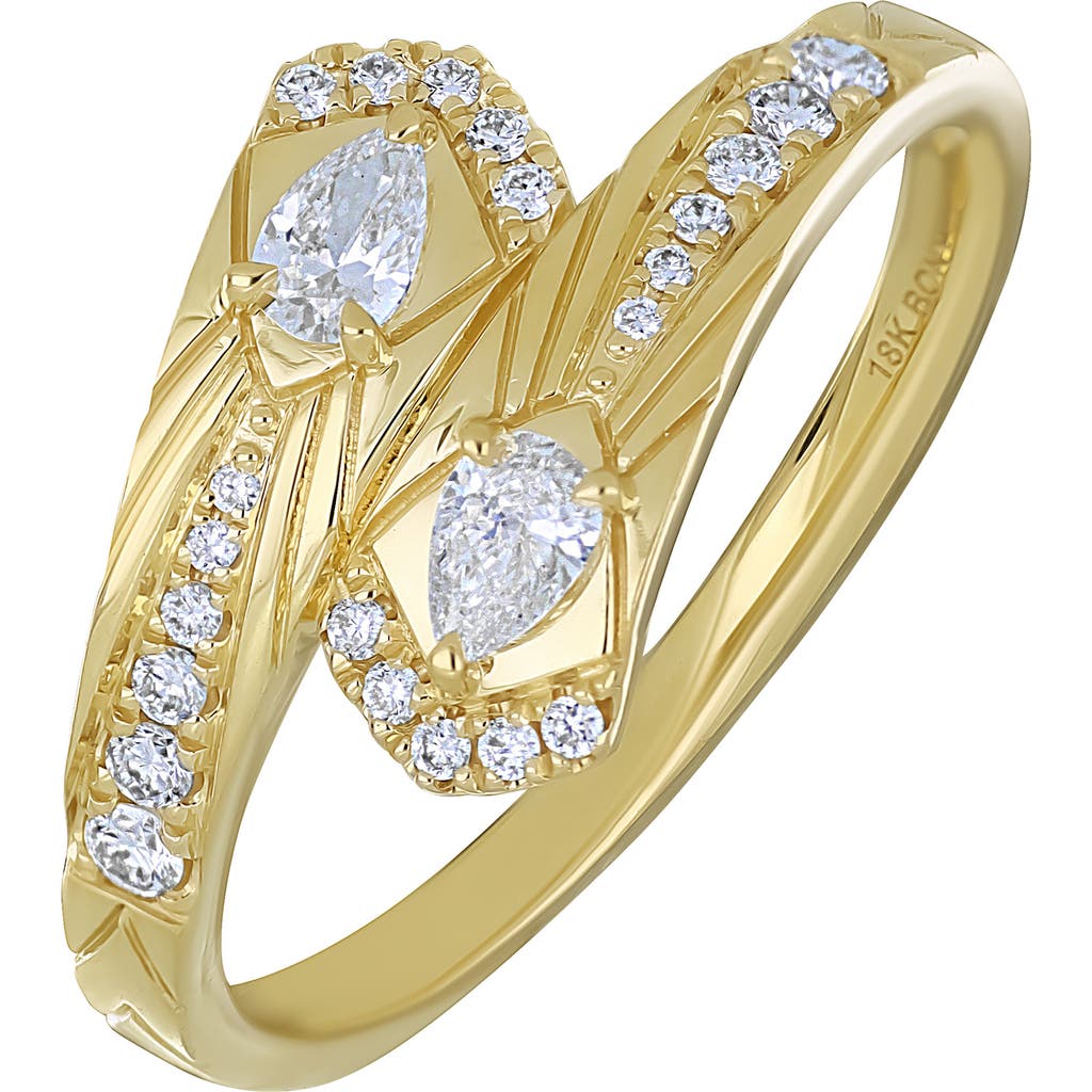 Bony Levy Cleo 18k Gold Diamond Crossover Ring In Gold