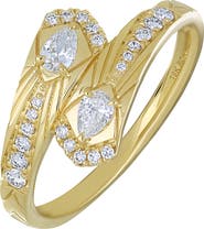 Bony Levy Cleo 18K Gold Diamond Crossover Ring