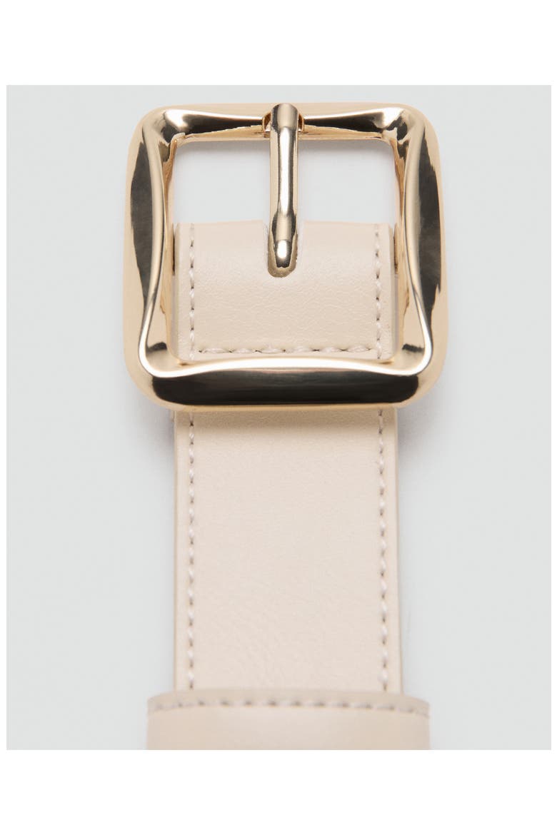 Square Buckle Belt, Alternate, color, ECRU