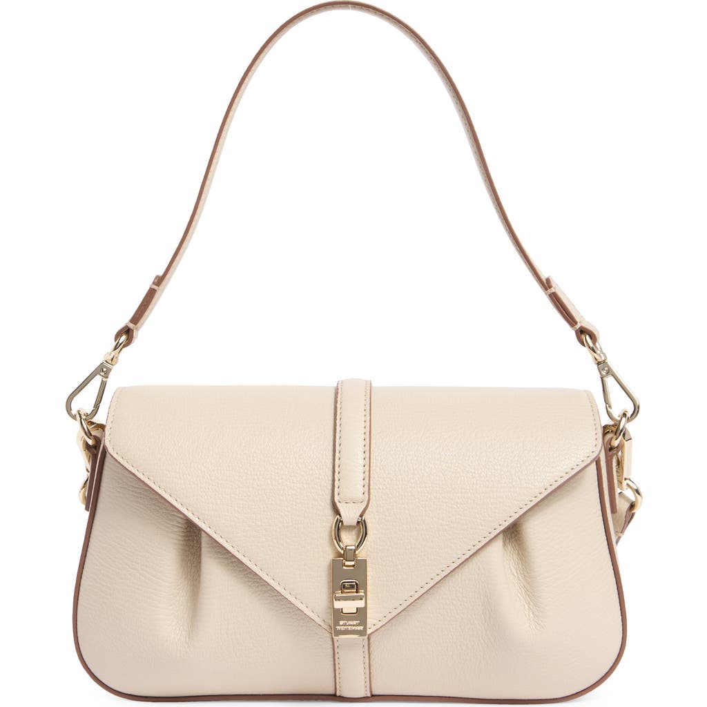 Stuart Weitzman Milan Shoulder Bag In Brown