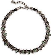 UNODE50 Sweet Danger Silvertone Crystal Necklace