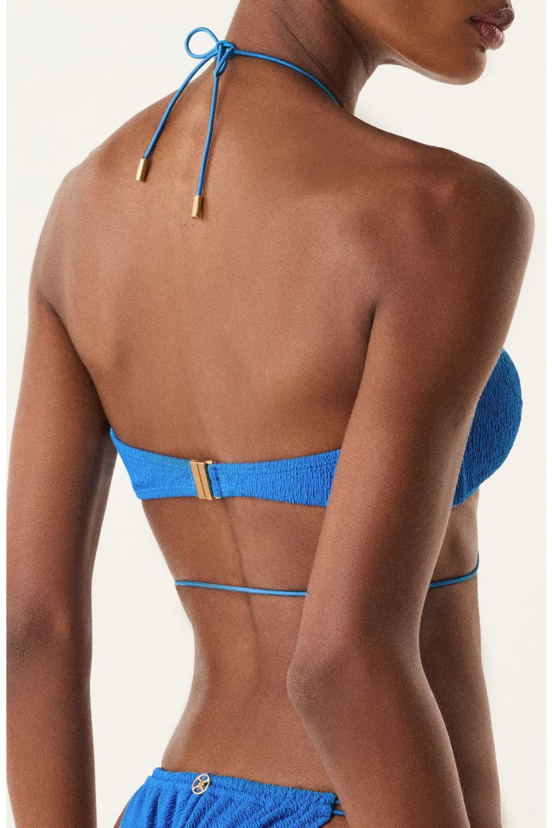 Pixie Alain Bandeau Swimsuit Top, Alternate, color, BLUE