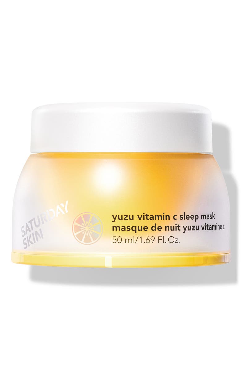 Saturday Skin Yuzu Vitamin C Sleep Mask, Main, color, 