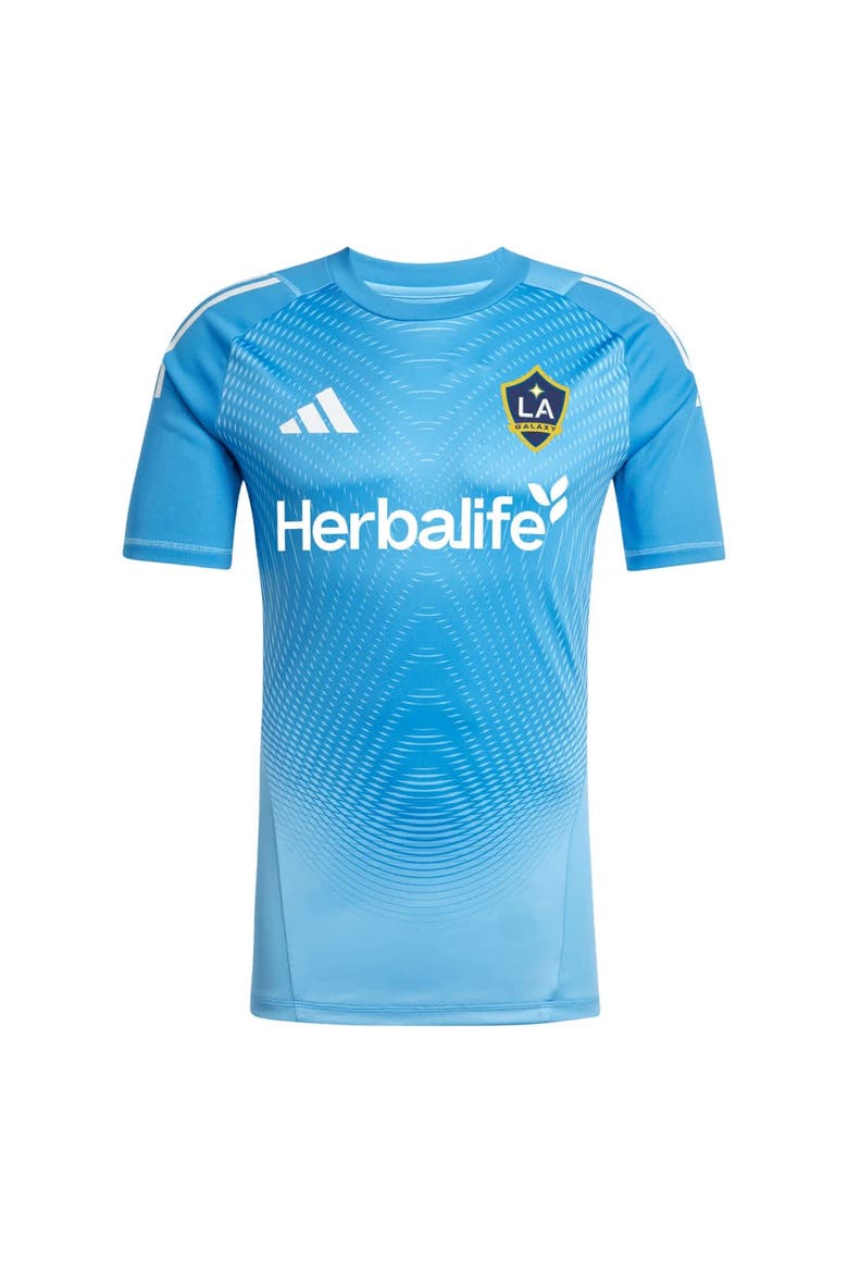 Men's adidas Blue LA Galaxy 2025 Goalkeeper Jersey, Alternate, color, Blue