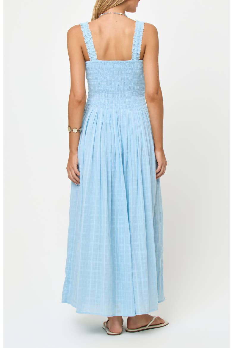 Wren Cotton Maxi Cover-Up Dress, Alternate, color, SKY BLUE