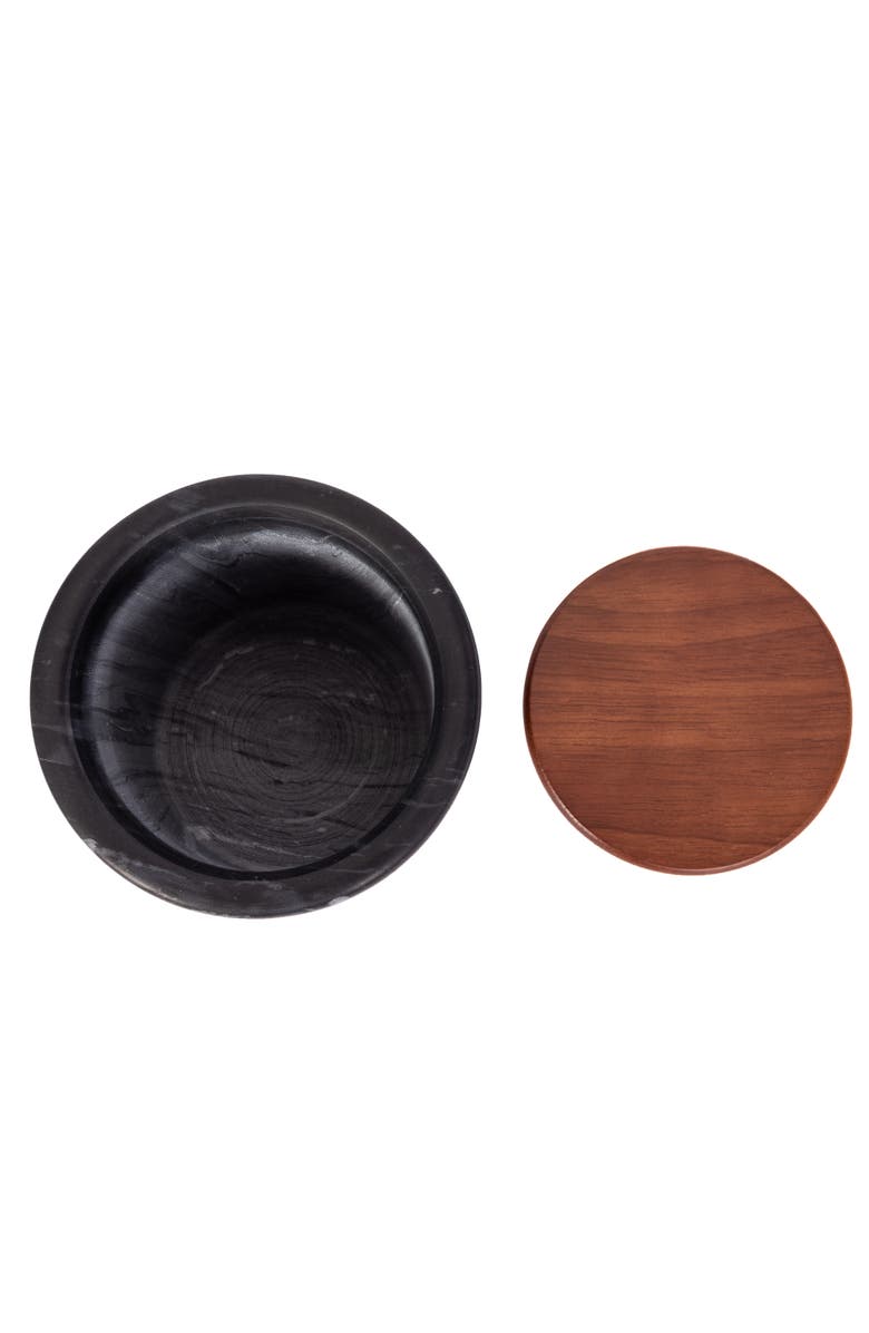 Artifacts Trading Company<sup>™</sup> Artifacts Trading Company Storage Canister with Sealed Wood Top, Alternate, color, Black Matte