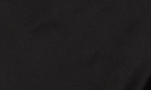 Renee C One-shoulder Satin Midi Dress In Black